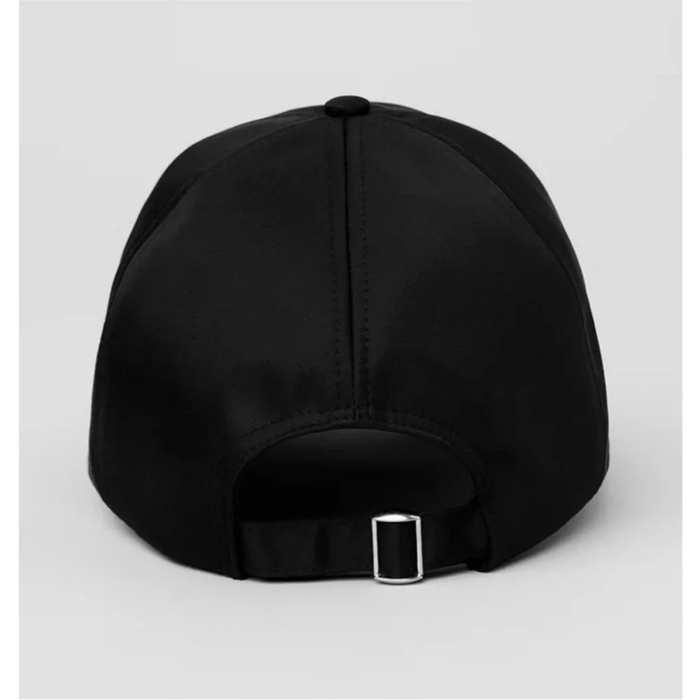 NWT ALO Black Satin Off-Duty Cap - Picture 2 of 3